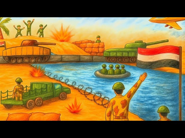 رسم حرب اكتوبر رسم حرب اكتوبر